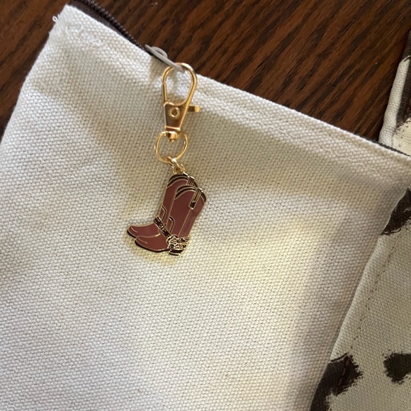 Trader Joe’s Cow print Large Tote - Picture 7 of 12